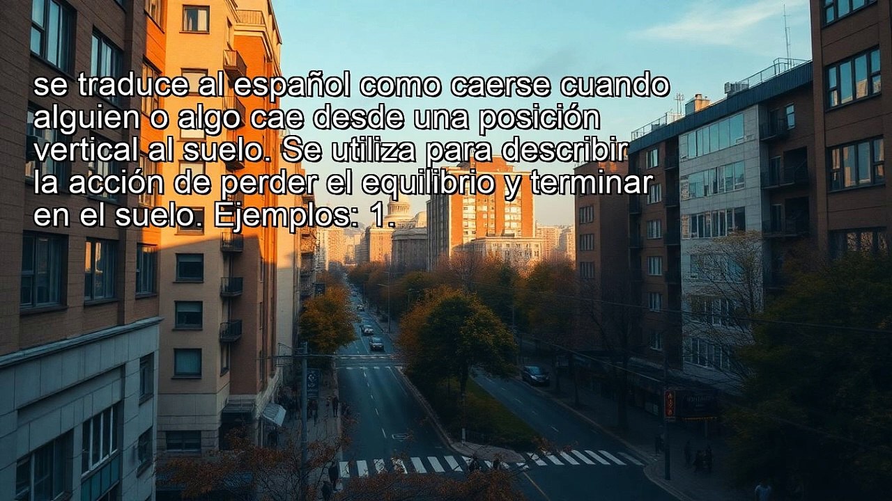 Phrasal Verbs - Fall Over