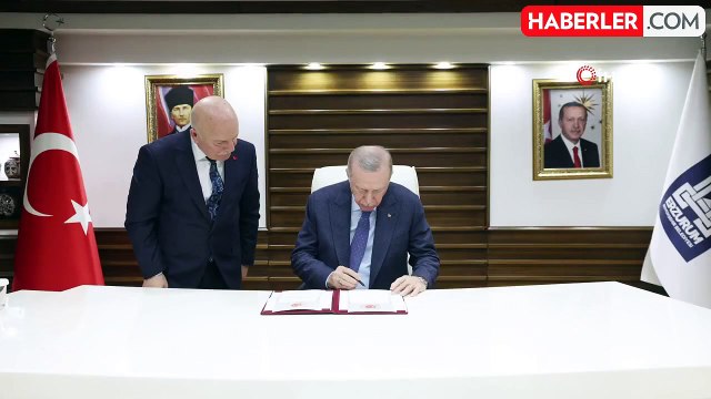 Cumhurbaşkanı Erdoğan, Erzurum Büyükşehir Belediyesi'ni ziyaret etti