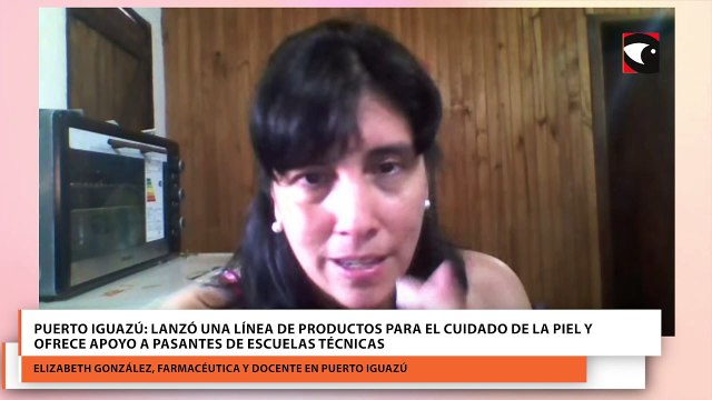Puerto Iguazú: lanzó una línea de productos para el cuidado de la piel y ofrece apoyo a pasantes de escuelas técnicas