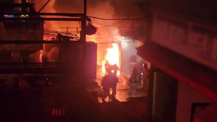 수원 권선동 식료품 가게에서 불...한때 대응 1단계 / YTN