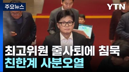 한동훈, 최고위원 줄사퇴에 침묵...친한계 사분오열 / YTN
