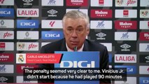 Ancelotti reveals why Vinicius was benched in 3-3 Rayo Vallecano draw