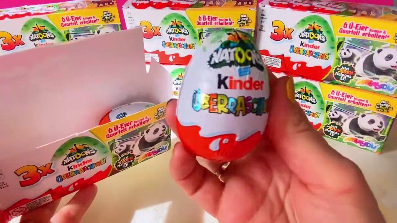🍫ASMR Unboxing🍫 | 🥚Kinder Surprise Eggs Natoons Edition🍫 Relaxing Toy Reveal