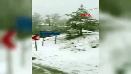 Karabük'e kış geldi!