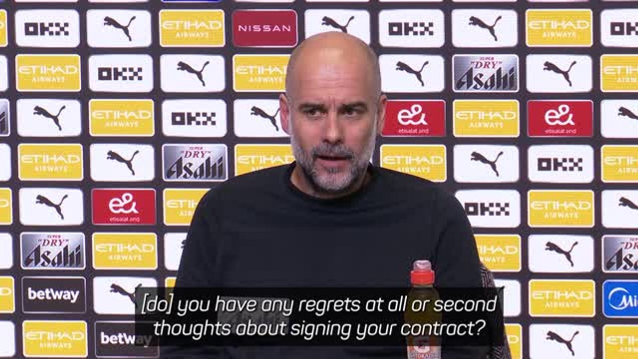 No regrets for Guardiola over contract extension