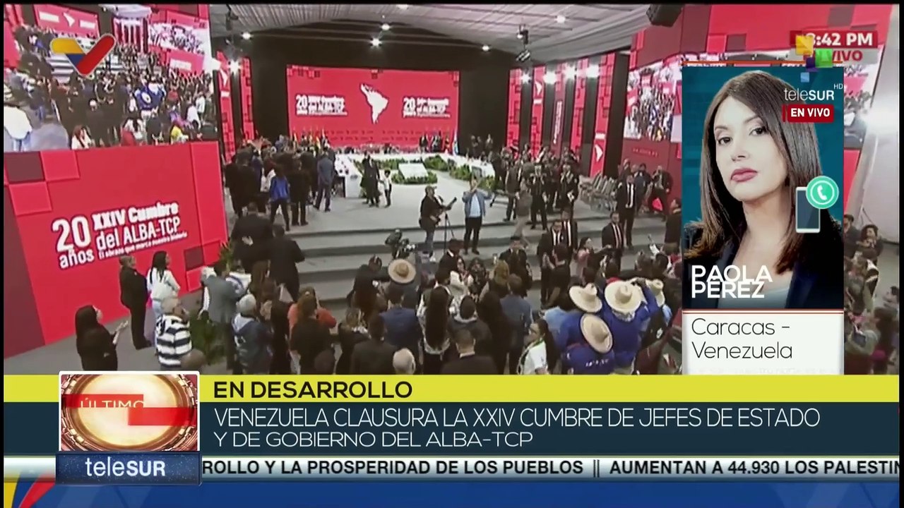 Finalizó el XXIV Cumbre de los jefes de Estado y de Gobierno del ALBA-TCP