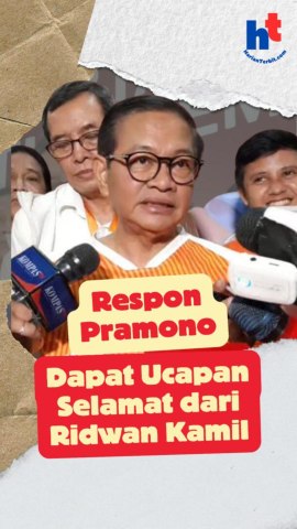 Respon Pramono Dapat Ucapan Selamat dari Ridwan Kamil