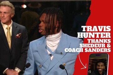 Travis Hunter thanks Shedeur and Deion Sanders
