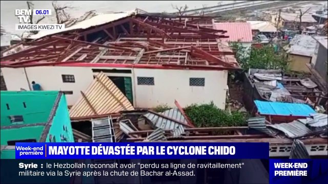 Cyclone Chido à Mayotte: l'archipel dévasté, deux morts à Petite-Terre l'île à l'est de Mamoudzou