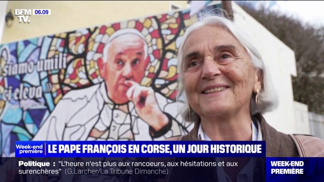 Pape en Corse: un jour historique