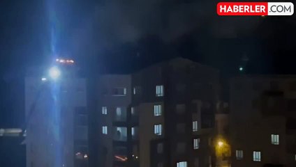 Sivas'ta Apartman Dairesinde Yangın Çıktı