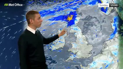 Met Office Sunday Morning Weather Forecast 15/12/2024