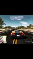NFS hp 2010 | Lamborghini mercialago accelerate like hell on the road with their bull power