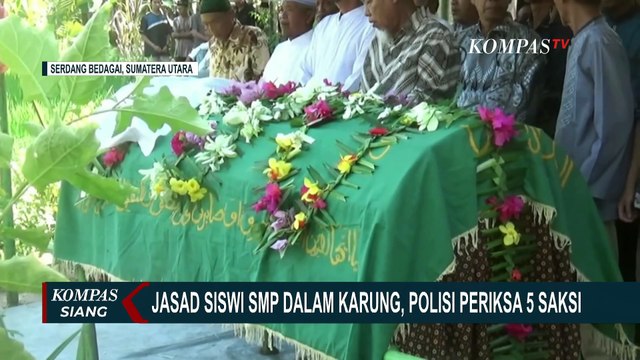 Polisi Dalami Temuan Jasad Siswi SMP dalam Karung di Serdang Bedagai: Tangan Terikat, Wajah Lebam