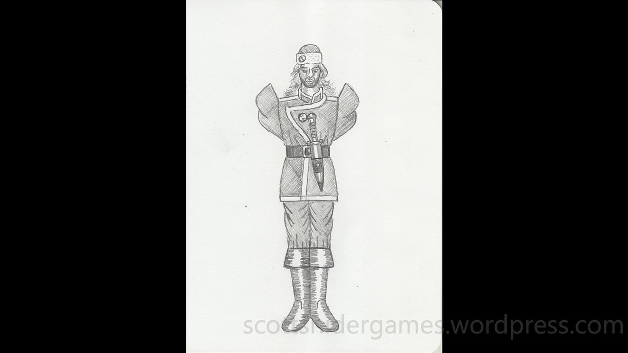 Soldier Pencil Sketch Video #541 (12-15-2024)