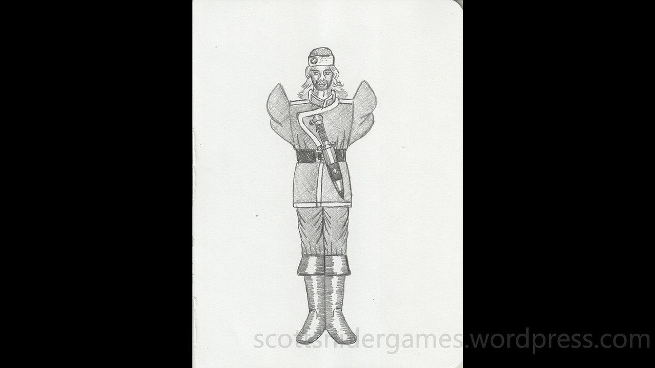 Soldier Pencil Sketch Video #543 (12-15-2024)