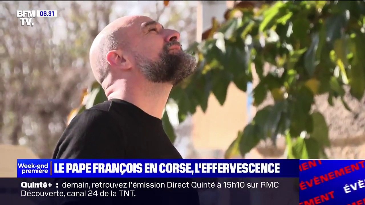 Le Pape en Corse - Cette visite historique doit débuter  ce matin : C’est la première fois dans l'histoire qu’un Pape se déplace sur l'Ile de beauté