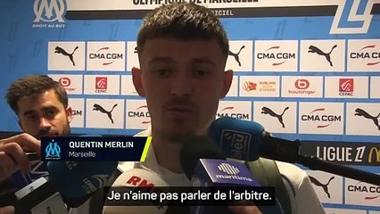 Merlin : "L'arbitre fait partie du jeu"