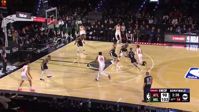 What a block! - Giannis protects the rim late for the Bucks