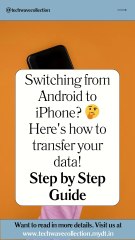How to transfer data from an Android to Iphone