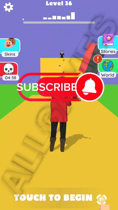 Slow Mo Run LVL 36 Gameplay FUN GAME #shorts #SlowMoRun #fungames #viralvideo