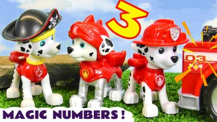 Paw Patrol Fun Magic Numbers Story with Marshall - Toy Stories for Kids