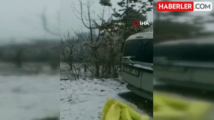 Kocayayla Beyaza Büründü, Çocuklar Karnın Keyfini Çıkarıyor