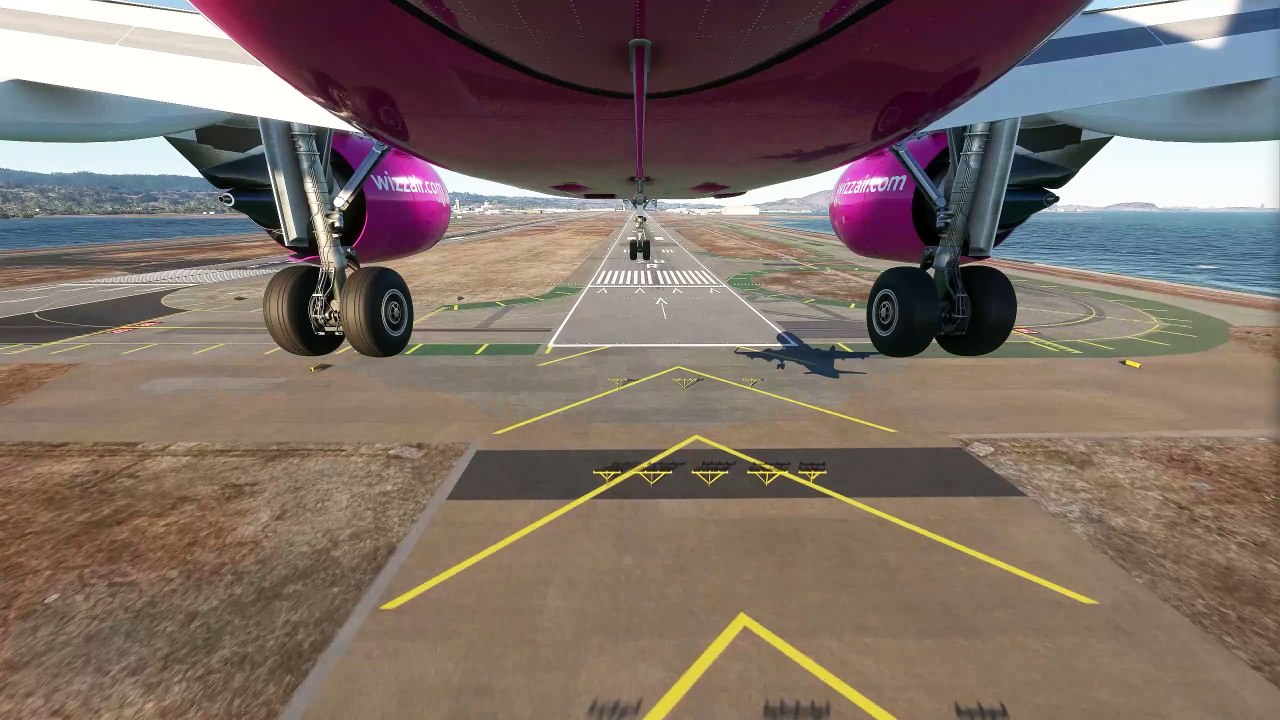 Blissful Landing: Wizz Air A320neo at San Francisco International Airport (SFO), San Francisco, USA  #flights #fly #flightlovers #Canada #USA #Japan  #aviation #A320neo #flying #FlyingLovers #aviationlovers #landinglovers