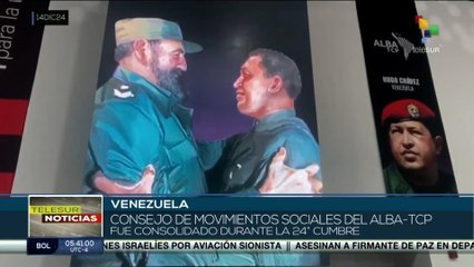 Consejo de movimientos sociales del Alba-TCP fue consolidado durante la 24° cumbre