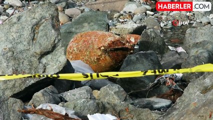 Rize'de Fırtına Sonrası Karaya Vuran Deniz Mühimmatı Tedirginlik Yarattı