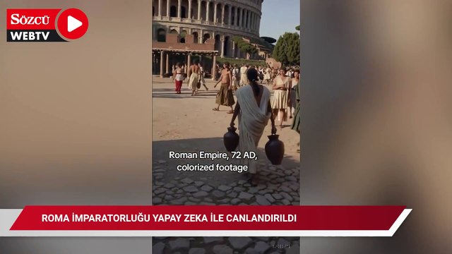Roma İmparatorluğu yapay zeka ile canlandırıldı