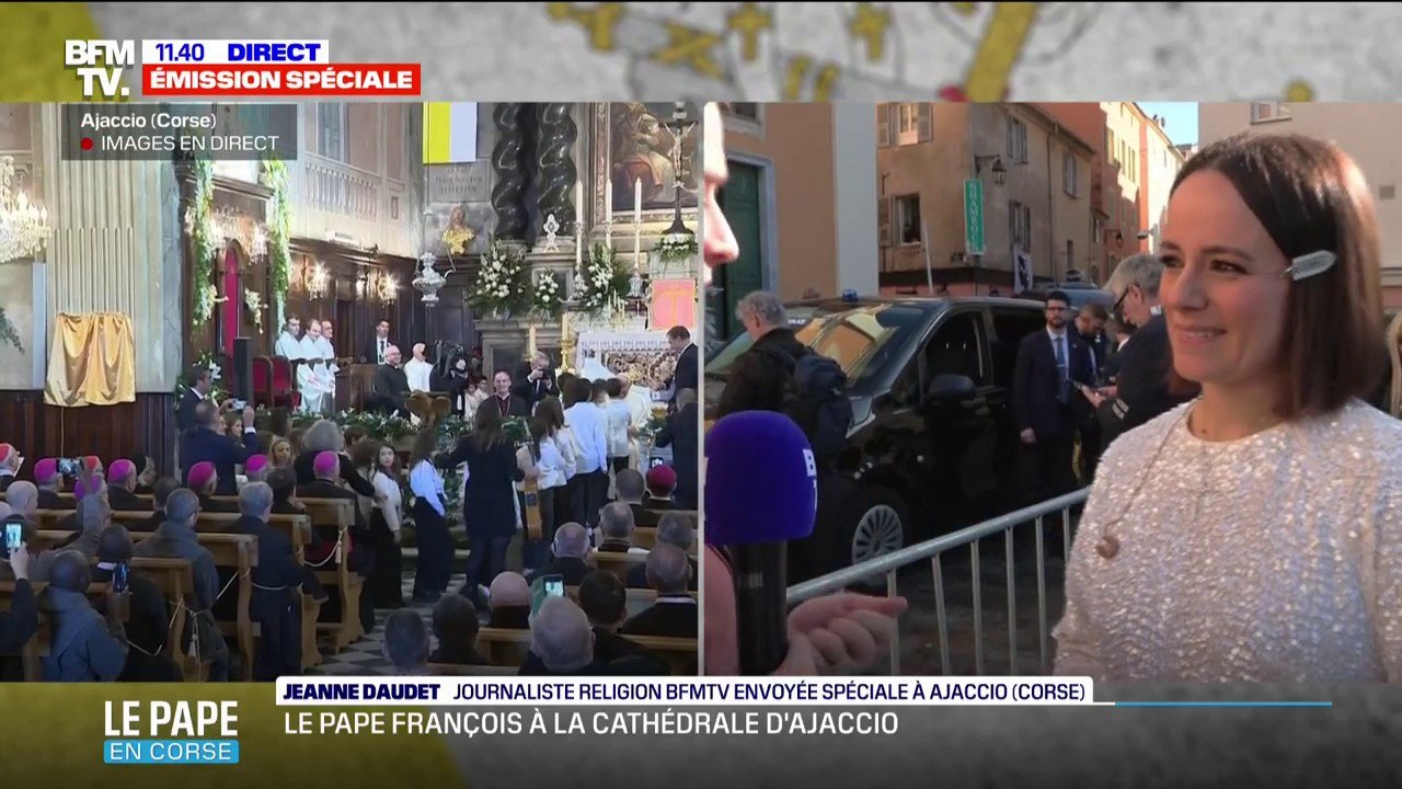 Corse: pour l'artiste Alizée, chanter devant le pape François "c'est une demande qui ne se refuse pas"