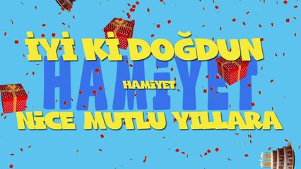 İyi ki doğdun HAMİYET - İsme Özel Ankara Havası Doğum Günü Şarkısı (FULL VERSİYON) (REKLAMSIZ)