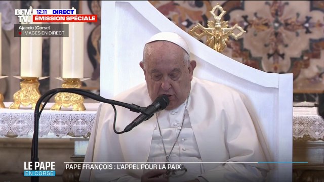 Corse: Prions pour les victimes du cyclone , déclare le pape François en référence aux événements récents à Mayotte