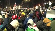 Proteste in Georgien: Präsidentin mischt sich unter Demonstanten