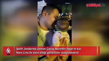 Şehidin 8 aylık kızıyla dans ettiği görüntüleri ortaya çıktı!