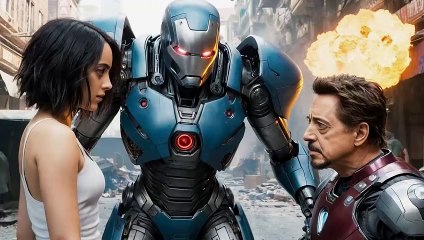 What if MCU Iron Man Tony Stark found Alita crossover | Marvel film superhero & Battle Angel Gunnm sci-fi cyborg heroine multiverse