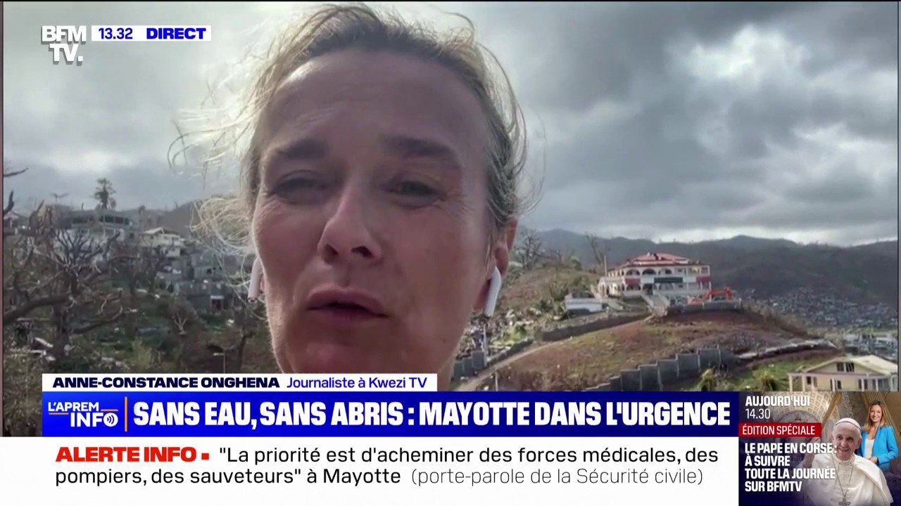 Mayotte: "C'est une autre journée en enfer, car il n'y a plus rien", témoigne notre journaliste après le passage du cyclone Chido