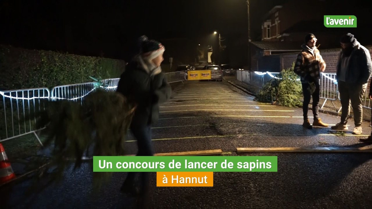 Un concours de lancer de sapins organisé à Hannut