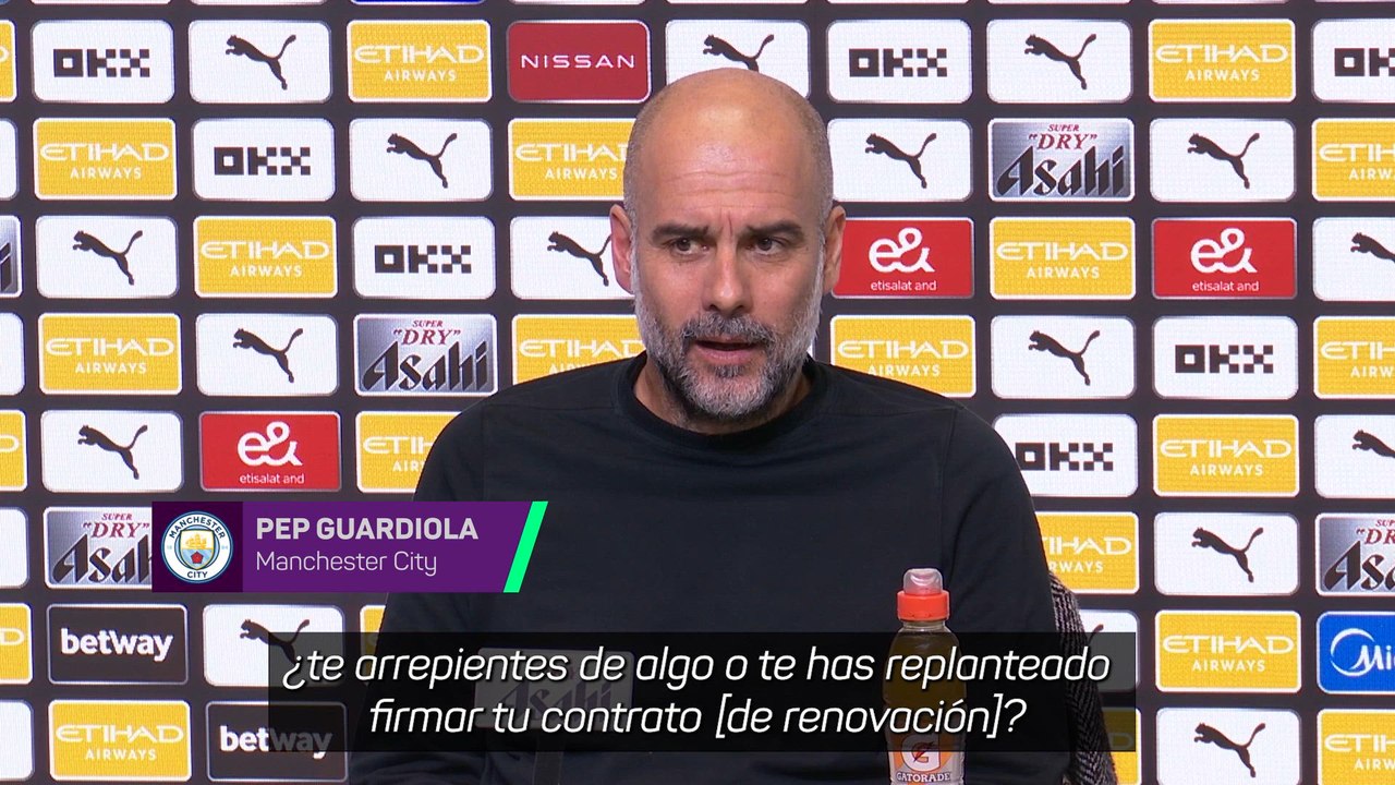 Guardiola: "¿Irme ahora y dejar la situación así? Imposible. No podría dormir"