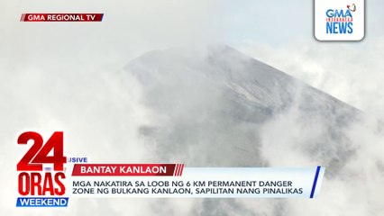 PHIVOLCS, nagbababala tungkol sa posibleng lahar flow mula sa Bulkang Kanlaon | 24 Oras Weekend