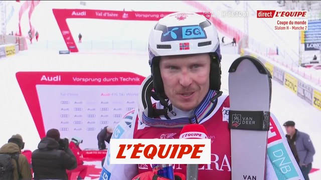 Kristoffersen : « C'est le slalom le plus compliqué » - Ski - CM (H) - Slalom