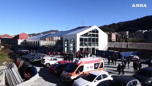 Genova, il figlio di una vittima inaugura il Memoriale del ponte Morandi