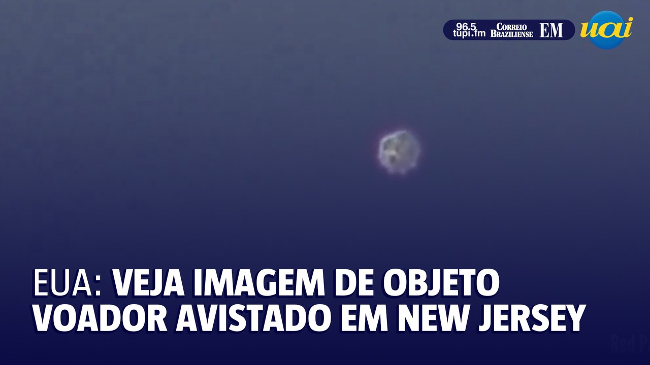 Objeto voador é avistado em New Jersey, nos EUA