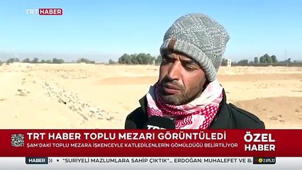 TRT Haber Şam'daki toplu mezarlığı görüntüledi