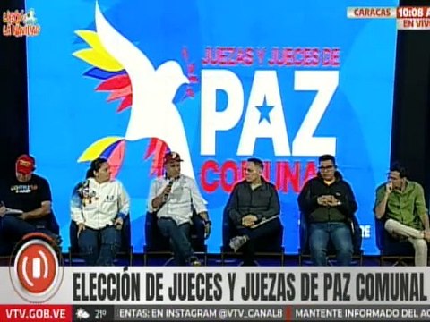 Vpdte. AN Pedro Infante: En cada circuito comunal el pueblo elige 3 jueces de paz y 3 jueces suplentes