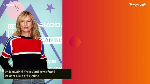 Karin Viard a un traumatisme crânien, son séjour au ski tourne mal
