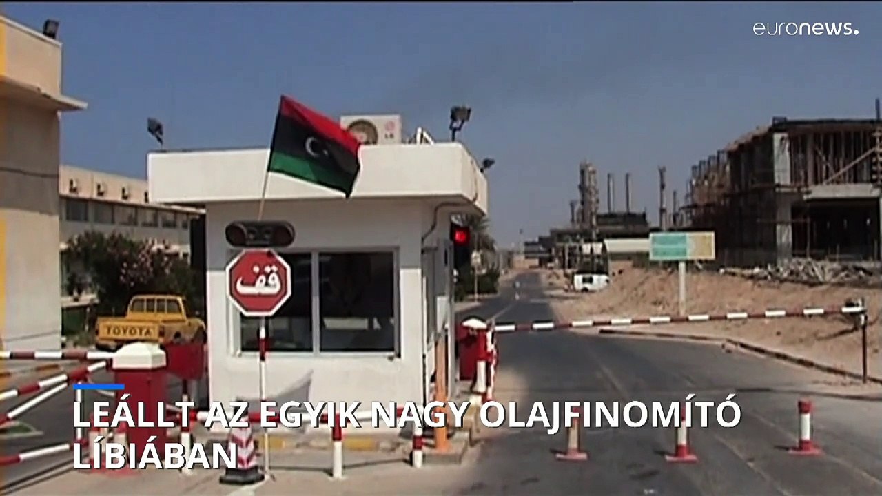 Leállt az egyik nagy olajfinomító Líbiában a közelében zajló fegyveres összecsapások miatt