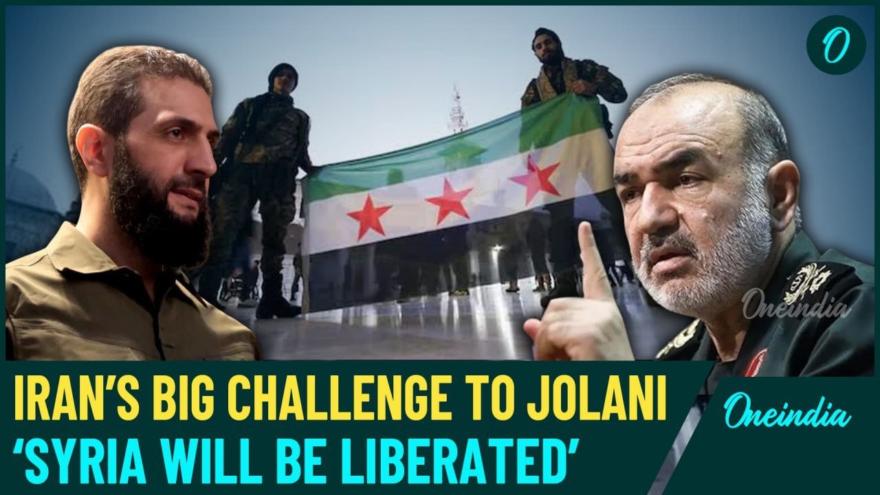 Iran’s Fierce Challenge to HTS and Jolani; IRGC Chief Salami Vows ‘Youth Will Reclaim Syria’