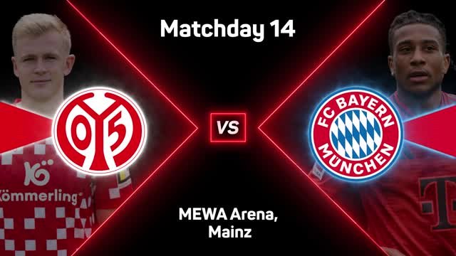 Mainz shock Bayern to hand Kompany his first Bundesliga loss